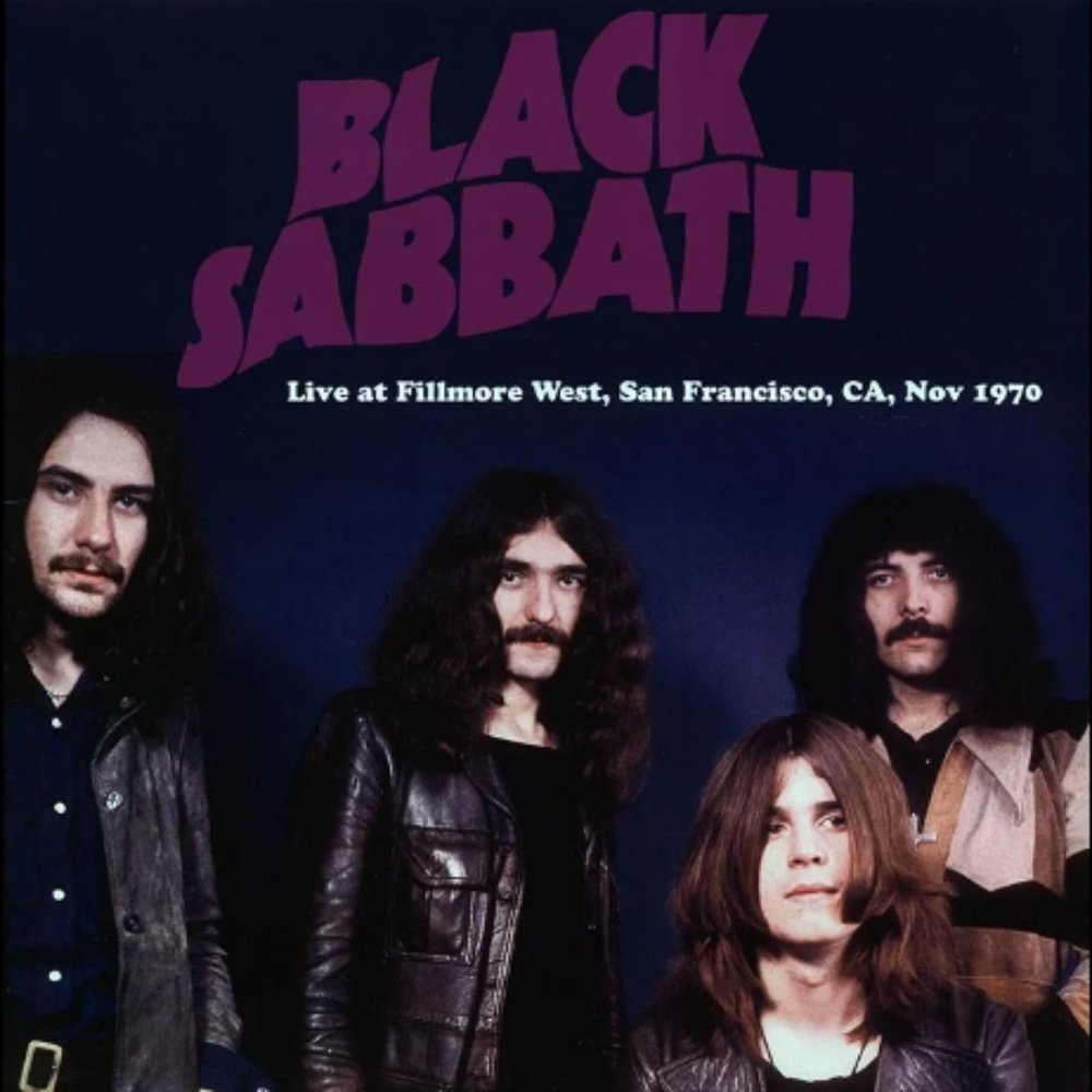 Black Sabbath Live At Fillmore West LP ~ Ltd Ed Colored Vinyl (Magenta) ~ New!